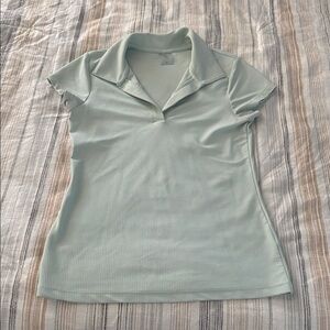 Light Green Collared Polo Shirt